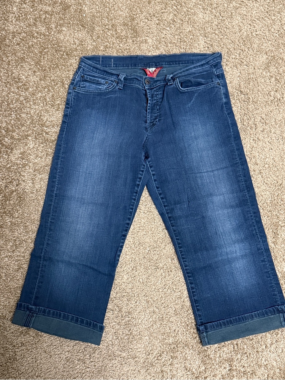 Lucky Brand Dark Blue Cropped Jeans